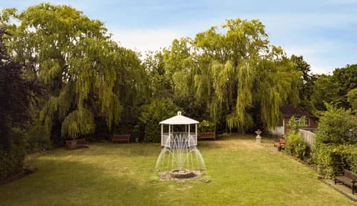 The Secret Garden and its surroundings