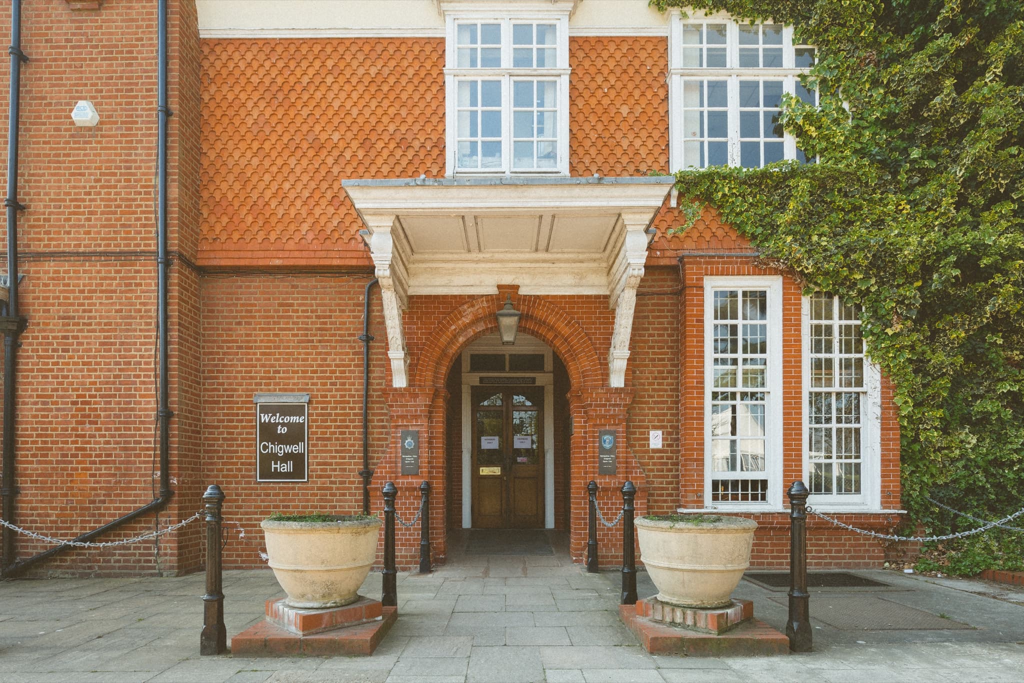 Chigwell Hall set within the open Essex countryside